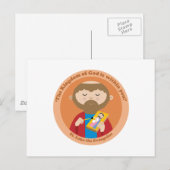 St. Luke de Evangelist Briefkaart (Voorkant / Achterkant)