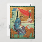 St. Luke de Evangelist door Andrei Rublev Briefkaart (Voorkant / Achterkant)