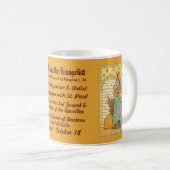 St. Luke de Evangelist (RLS 08) Coffee Mok 2a (Voorkant rechts)