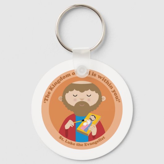 St. Luke de Evangelist Sleutelhanger (Voorkant)