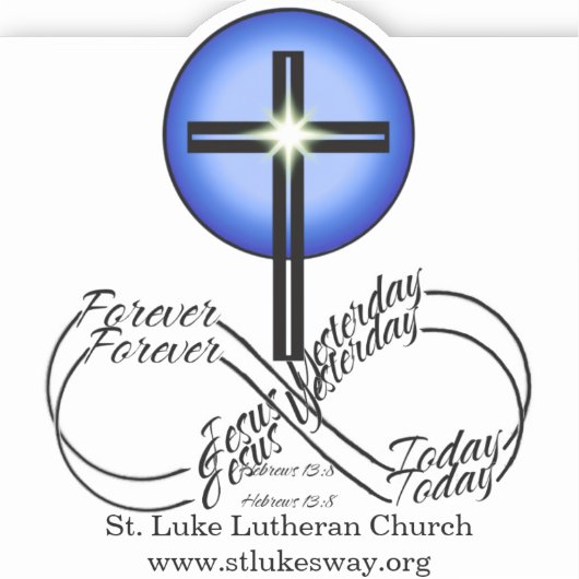 St Luke Decal Sticker (Voorkant)