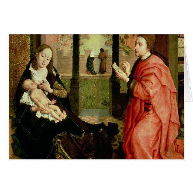 St Luke dessinant un portrait de la Vierge (Devant horizontal)