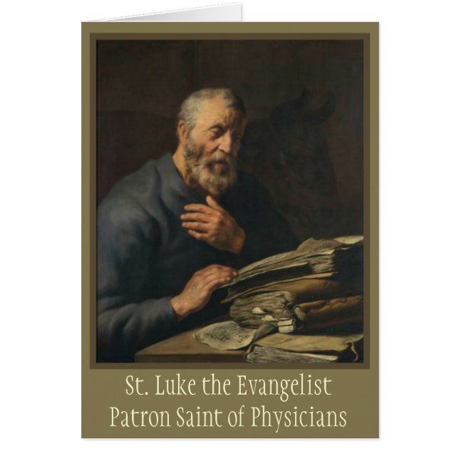 St. Luke Evangelist Patron Saint of Physicians (Voorkant)