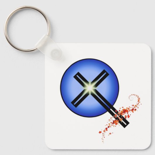 St. Luke Lutheran Kerk Herfst Sleutelhanger (Voorkant)