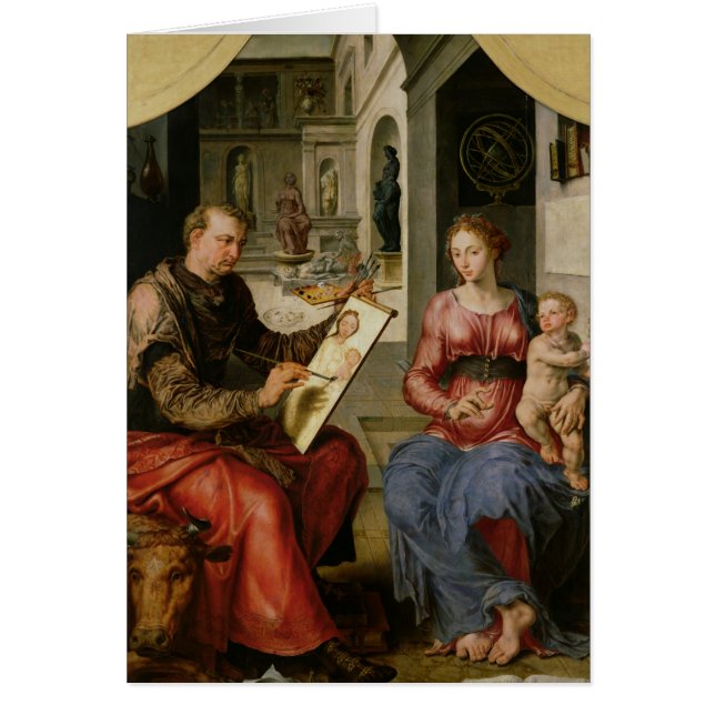 St Luke peignant la Vierge, c.1545 (Devant)