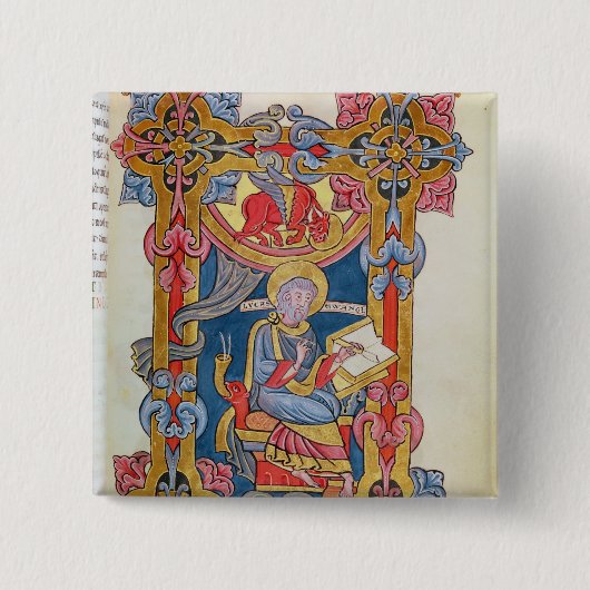 St. Luke Vierkante Button 5,1 Cm (Voorkant)