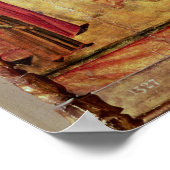 St. Luke, werkzaam op een Man hoofd, c.1400-30 Poster (Hoek)