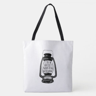 st Lux in Tenebris John 1 Latijnse Bijbel Verse Draagtas