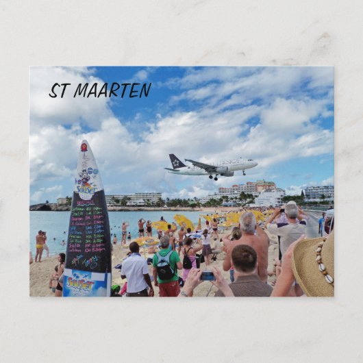 ST MAARTEN BRIEFKAART (Voorkant)