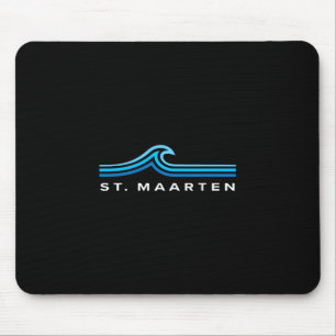 St Maarten Golven Vintage Heren Dames Meisjes Jong Muismat