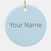 St. Maarten Retro Caribbean Island Plane Keramisch Ornament (Achterkant)