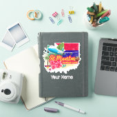 St. Maarten Retro Caribbean  Island Plane Sticker (iPad Cover)