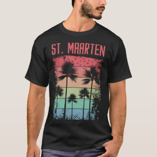 St. Maarten Retro Regenboog T-shirt