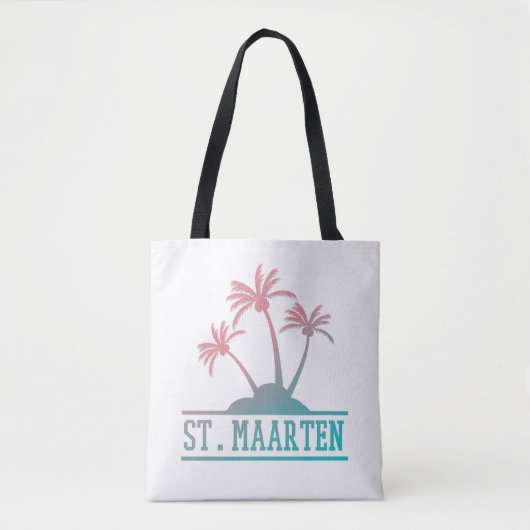 St. Maarten | Sint Martin Gradiënt  Draagtas (Voorkant)