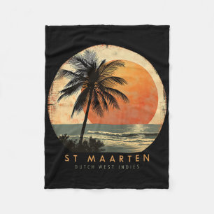 St. Maarten Smx Strand Surfen Reizen St. Martin Va Fleece Deken