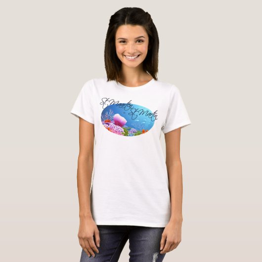 St. Maarten - St. Martin rif T-shirt (Voorkant volledig)
