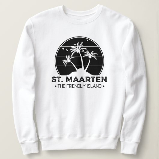 St. Maarten The friendly Island Sint Martin Trui (Design voorkant)