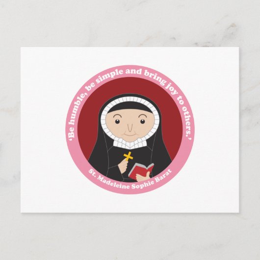 St. Madeleine Sophie Barat Briefkaart (Voorkant)