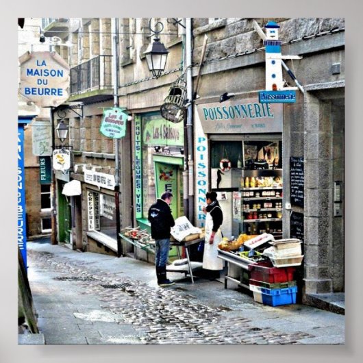 St Malo Street Poster (Voorkant)