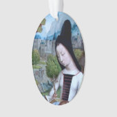 St. Margaret d'Antioche (détail; M 070) Acrylique (devant)