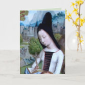 St. Margaret d'Antioche (détail; M 070) Carte (Fleur jaune)