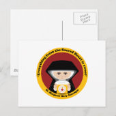 St. Margaret Mary Alacoque Briefkaart (Voorkant / Achterkant)