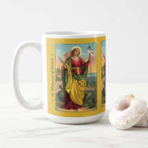 St. Margaret met Dragon en reurrection Banner