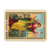 St. Margaret met Dragon en reurrection Banner Magneet (Horizontaal)