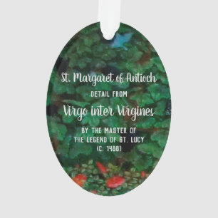 St. Margaret of Antioch (detail; M 070) Acrylyl Ornament