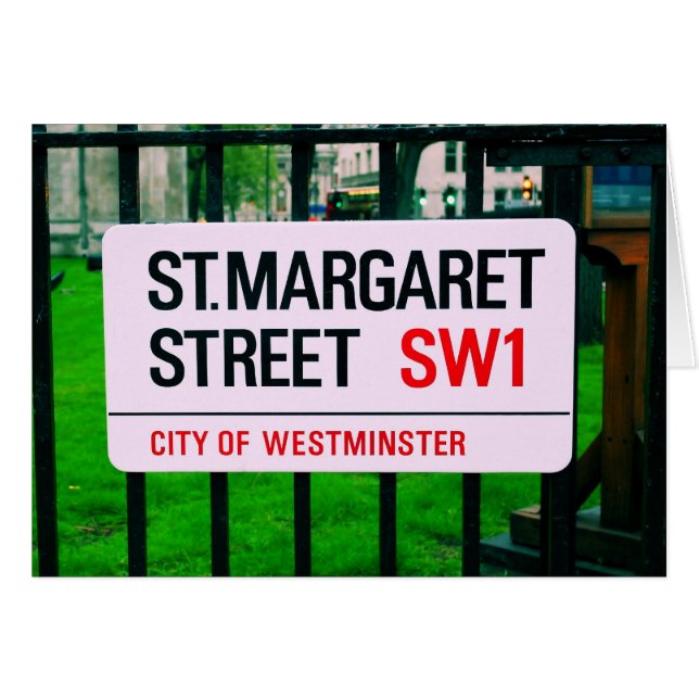 St. Margaret Street - Westminster (Voorkant Horizontaal)