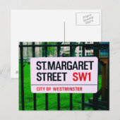 St. Margaret Street - Westminster Briefkaart (Voorkant / Achterkant)