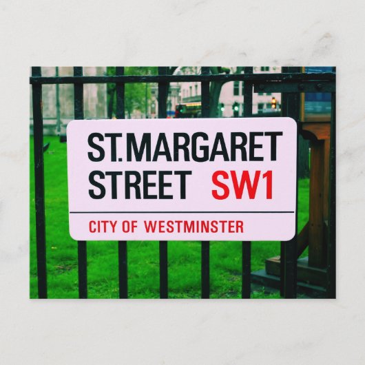 St. Margaret Street - Westminster Briefkaart (Voorkant)