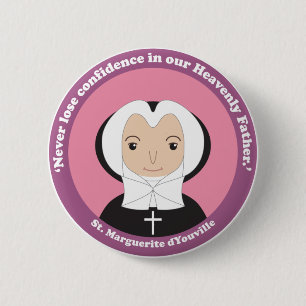 St. Marguerite d'Youville Ronde Button 5,7 Cm
