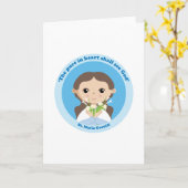 St. Maria Goretti Kaart (Gele Bloem)