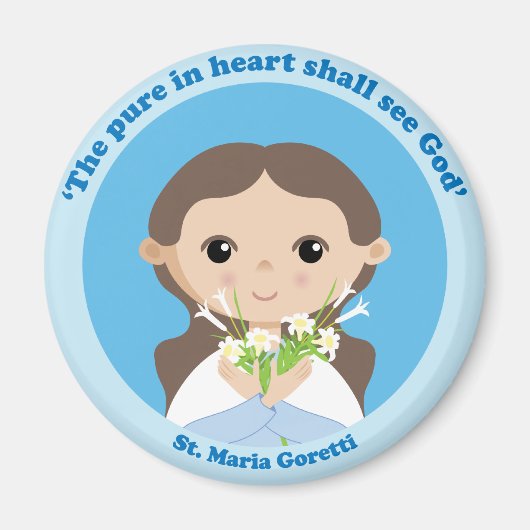 St. Maria Goretti Magneet (Voorkant)
