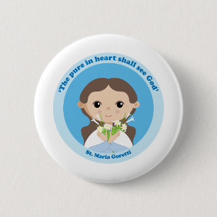 St. Maria Goretti Ronde Button 5,7 Cm