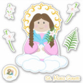St. Maria Goretti Sticker (Voorkant)
