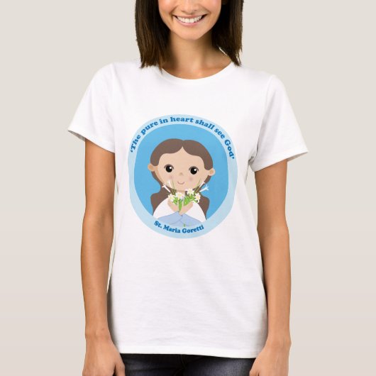 St. Maria Goretti T-shirt (Voorkant)