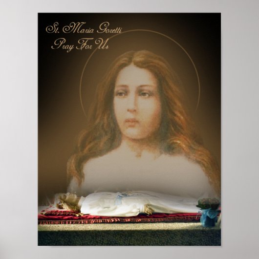 ST. Maria Teresa Goretti Poster (Voorkant)