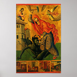 St. Marina (Margaret) icoon poster