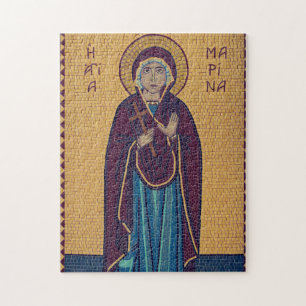 St. Marina van Antiochië Orthodoxe Christelijke Ic Legpuzzel