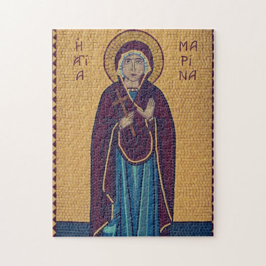 St. Marina van Antiochië Orthodoxe Christelijke Ic Legpuzzel (Verticaal)