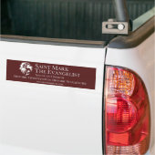 St. Mark de Evangelist Anglicaanse bumper sticker (Op Truck)
