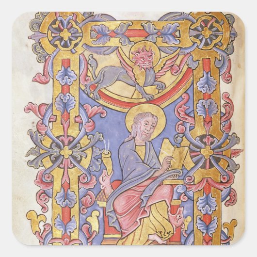 St. Mark Vierkante Sticker (Voorkant)