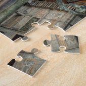 St. Marks and Lamp, Venice, Italië Legpuzzel (Zijkant)