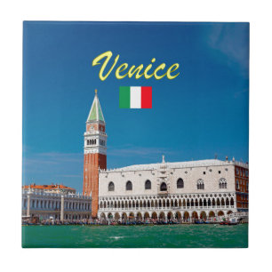 St Mark's Campanile Venice Italië - Pro Foto Tegeltje