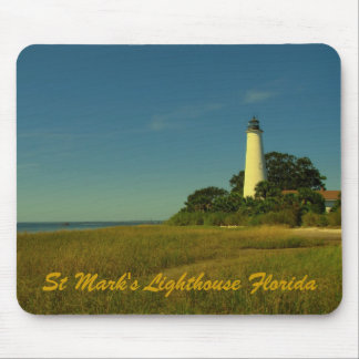 St Mark's Light House FL Mousepad Muismat