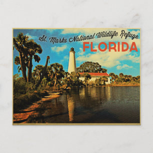 St. Marks Lighthouse Florida Briefkaart