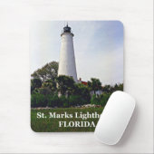 St. Marks Lighthouse, Florida Mousepad Muismat (Met muis)