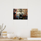 St. Mark's Place, East Village, Medium Poster (Keuken)